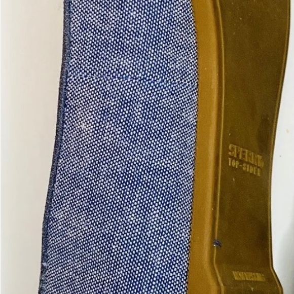 Sperry Top-Sider Women's Harper Oxford Cloth Wedge Pump Navy/midnight size 8 - Picture 7 of 10